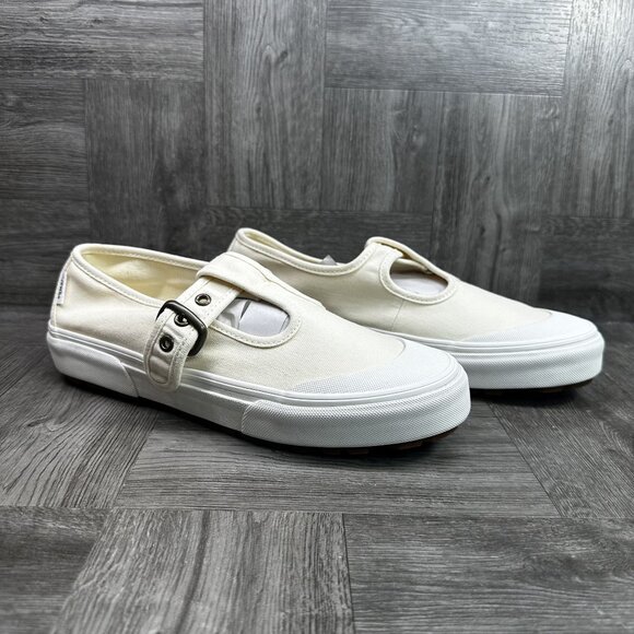 Vans Style 93 Mary Jane Women's size 9.5 Ivory Casual Canvas Shoes - Picture 5 of 7